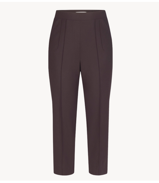 Studio Anneloes Broek Roisin bonded trousers espresso