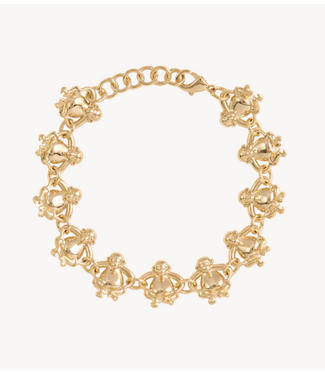 Anna+Nina Armband Monkey Loop Bracelet Gold Plated