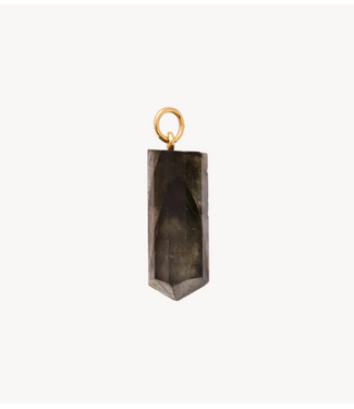 Anna+Nina Bedel Labradorite Lucky Charm Gold Plated