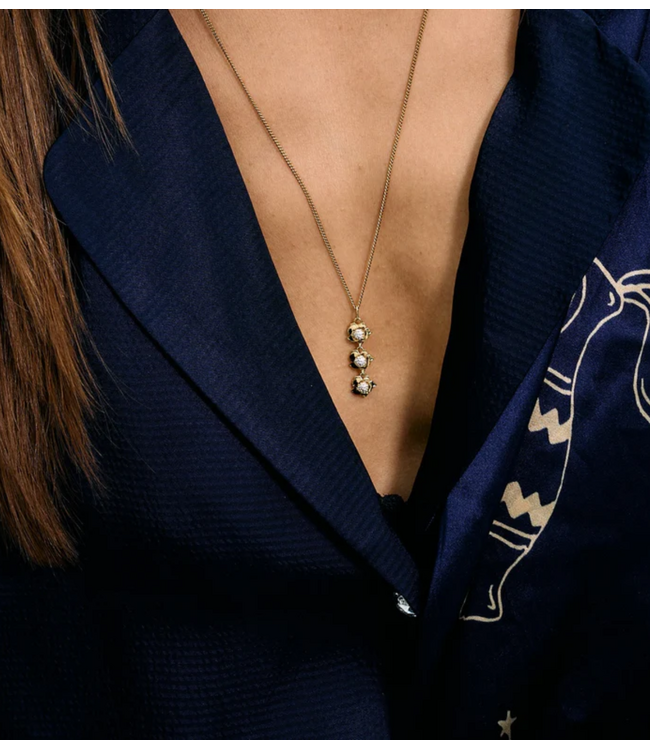 Anna+Nina Bedel Fiorita Charm Gold Plated