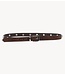 10DAYS suede belt studs deep brown