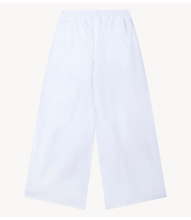 10DAYS Broek cotton linen pants white