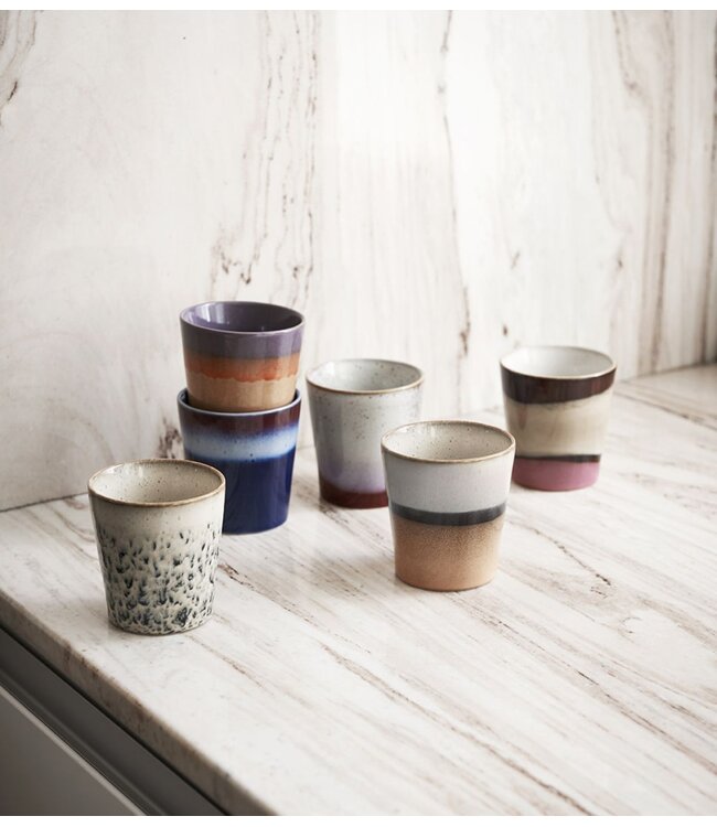 HKLIVING Mok 70s ceramics: coffee mugs hail