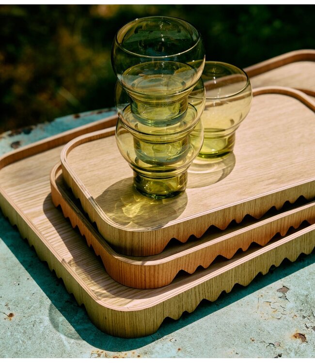 HKLIVING Dienblad Serving tray S, natural