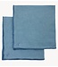 HKLIVING Servetten Ease napkins set of 2, mist blue (50x50cm)