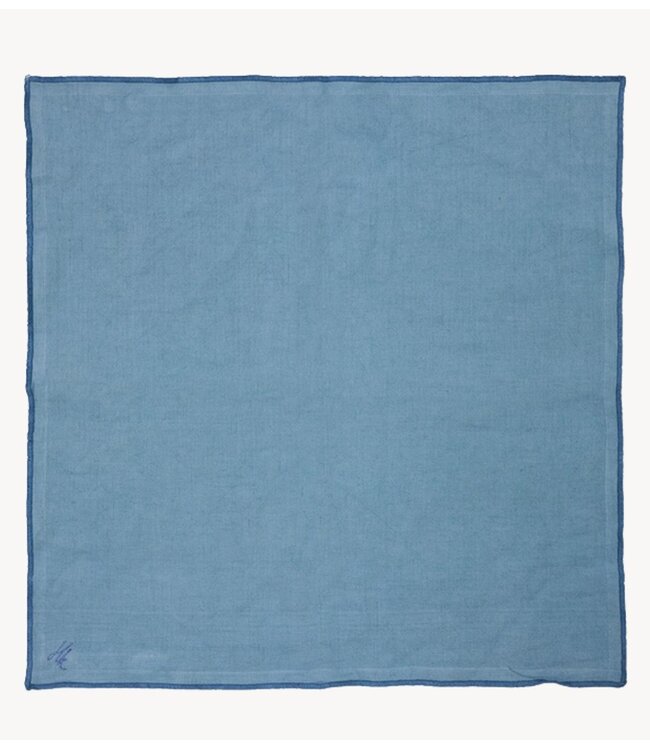 HKLIVING Servetten Ease napkins set of 2, mist blue (50x50cm)