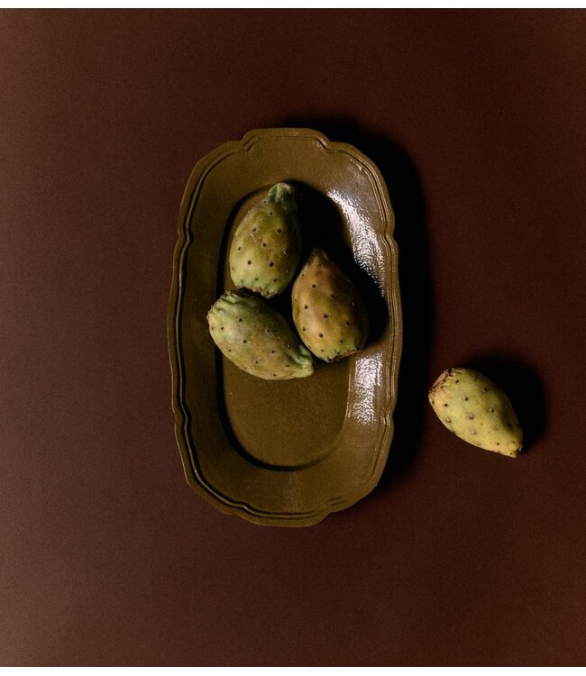 HKLIVING Schaal New classics: serving tray, olive