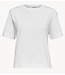 Selected Top SLWESSENTIAL SS BOXY TEE NOOS Bright white