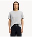 Selected Top SLWESSENTIAL SS BOXY TEE NOOS Light Grey Melange