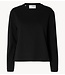 Selected Top SLWESSENTIAL LS BOXY TEE NOOS bright black