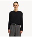 Selected Top SLWESSENTIAL LS BOXY TEE NOOS bright black