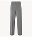 Selected Broek SLWEMMA-TARA MW WIDE PANT NOOS Medium Grey Melange