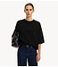 Selected Top SLWCOLWOMAN 2/4 OVERSIZED TEE NOOS Black