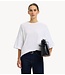 Selected Top SLWCOLWOMAN 2/4 OVERSIZED TEE NOOS Bright White