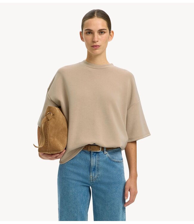 Selected Top SLWOVERSIZED TENNY TEE NOOS Pure Cashmere