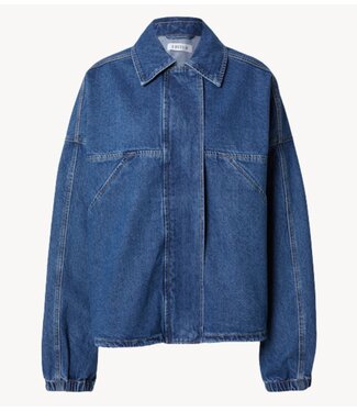 EDITED Jas Jilian Jacket Mid blue denim