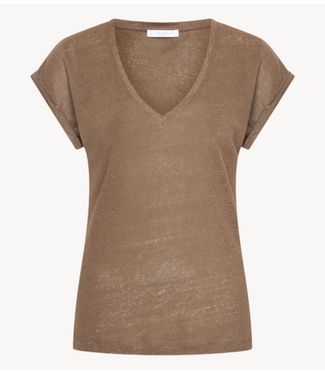 BY-BAR Top momi linen top iced coffee