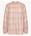 BY-BAR Blouse nyka pink check blouse blush pink check