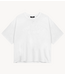 Alix The Label T-shirt ladies knitted slub t-shirt soft white
