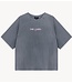Alix The Label Top ladies knitted raglan t-shirt LIGHT GREY