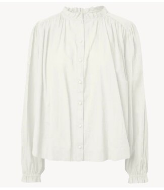 YAS Blouse YASBREEZE LS SHIRT S. Star White