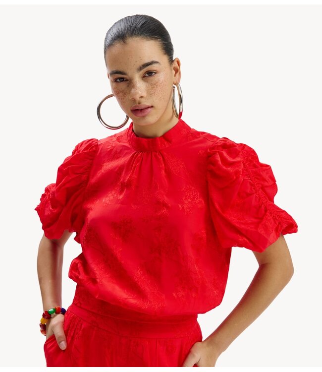 HARPER & YVE Top MACEY-SS POPPY RED