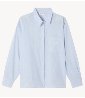 American Vintage Blouse ELUABIRD RAYURES BLEUES