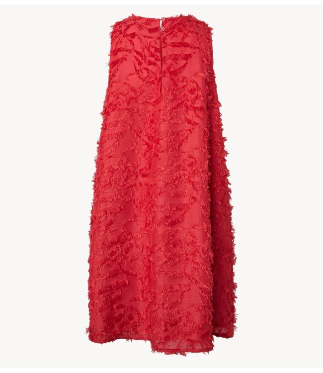 YAS Jurk YASPARIA SL DRESS S. NOOS Poinsettia