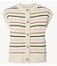 YAS Vest YASNILO KNIT VEST Pristine multi stripes