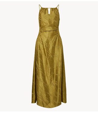 YAS Jurk YASWIMMA LONG HALTERNECK DRESS Winter Pear