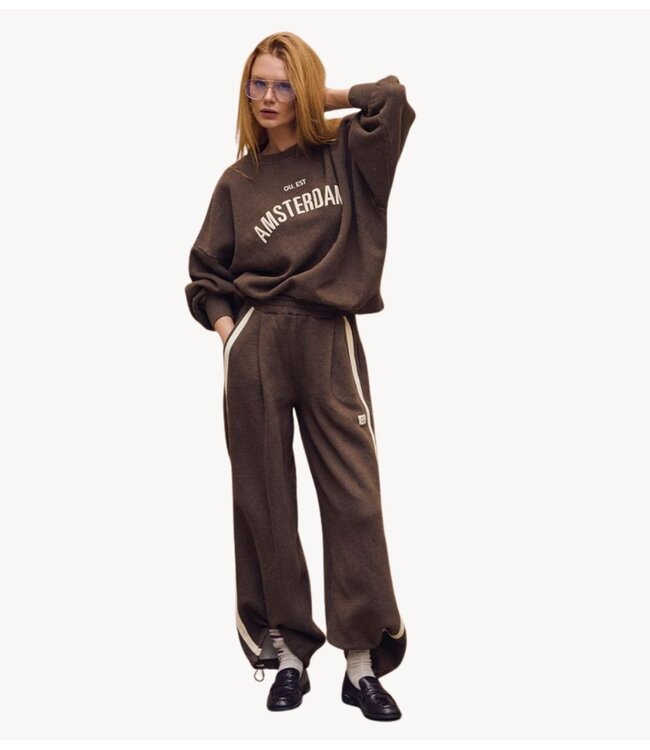 OU. Broek Pants du Quartier mocha