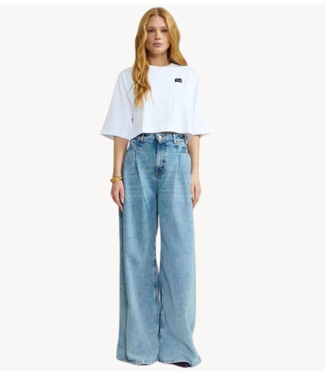 OU. OU. top tee Bastille blanche NOOS