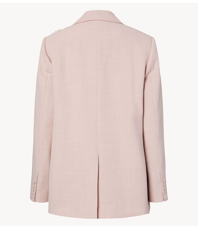 YAS Blazer YASMIMI LS FLOWER BLAZER rose smoke