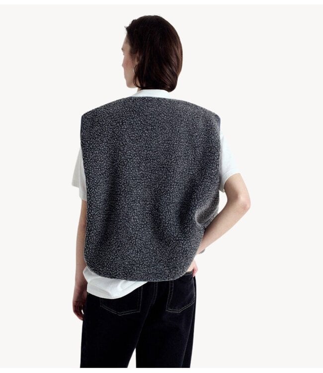 American Vintage Gilet HOKTOWN ANTHRACITE CHINE