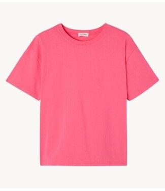 American Vintage T-shirt  FIZVALLEY ROSE FLUO