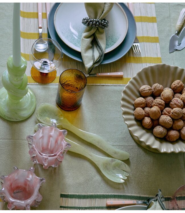 HKLIVING Glas Tube high glass, amber