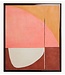 HKLIVING Wanddecoratie framed artwork 'roseate hues' 107x127 cm