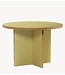 HKLIVING Tafel Dining table, olive, round 110cm