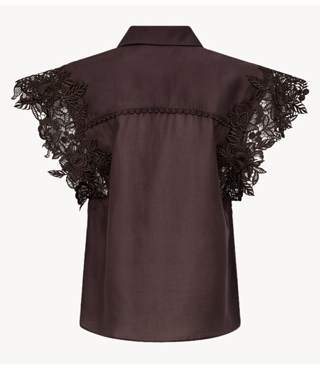 Copenhagen Muse Blouse CMMOLLY-SHIRT Mulch