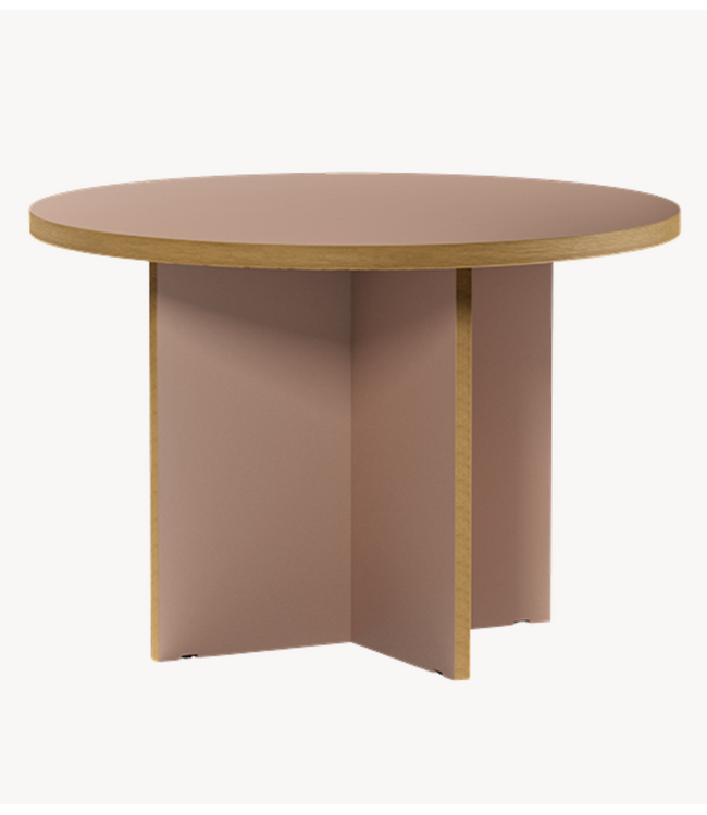 HKLIVING Tafel Dining table, clay, round 110cm