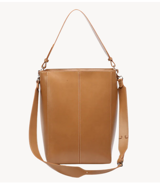 HVISK Tas CASSET GLOSSY STRUCTURE Brown Amber