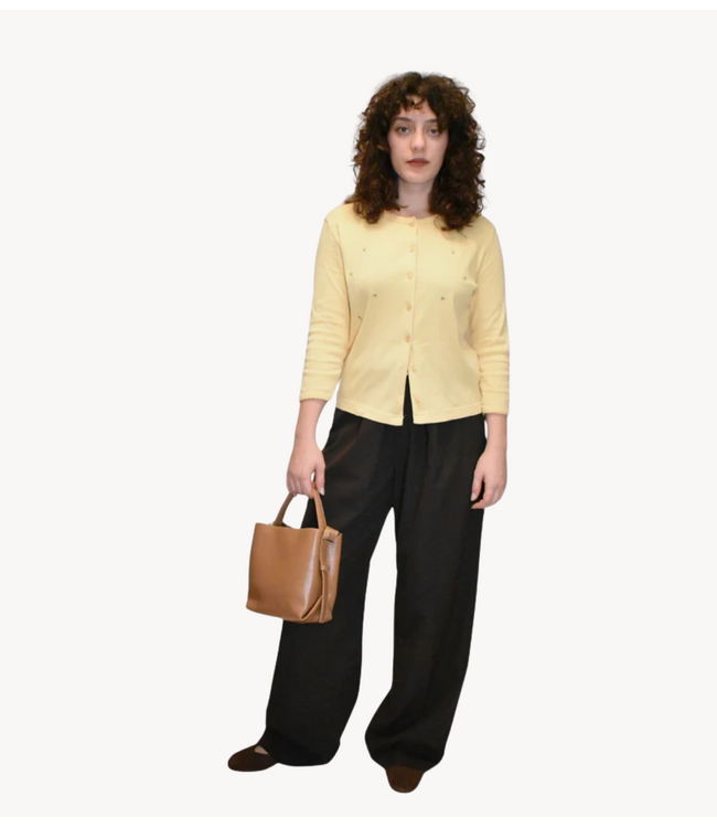 HVISK Tas MOLLY GLOSSY STRUCTURE Brown Amber