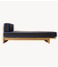 HKLIVING Daybed Outdoor daybed teak, burnt sky