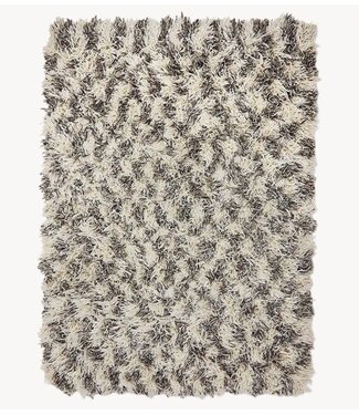 HKLIVING Vloerkleed Shaggy rug, checkers (200x300cm)