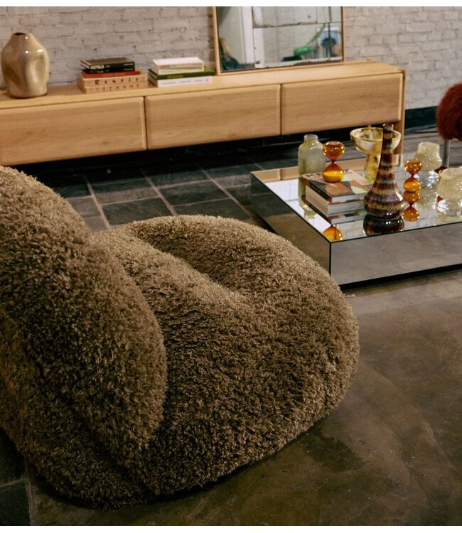 HKLIVING Fauteuil Meloa fauteuil, poodle