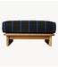 HKLIVING Hocker Outdoor hocker teak, burnt sky