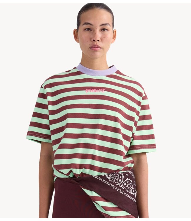 Stieglitz T-shirt Joana Regular T-shirt Green