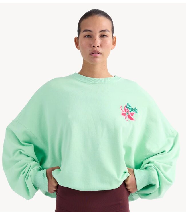 Stieglitz Trui Novia Oversized Sweater  Green