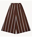 10DAYS Broek wide leg pants stripes deep brown