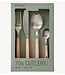 HKLIVING Bestek 70s cutlery: peach, set of 16